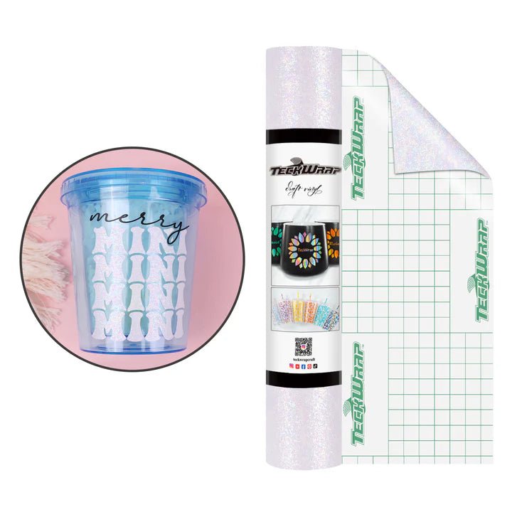 TeckWrap Colorful Pearl Adhesive Vinyl Roll - White/ 30cm x 1.55m (5ft)IT CareAdhesive Sticker Vinyl