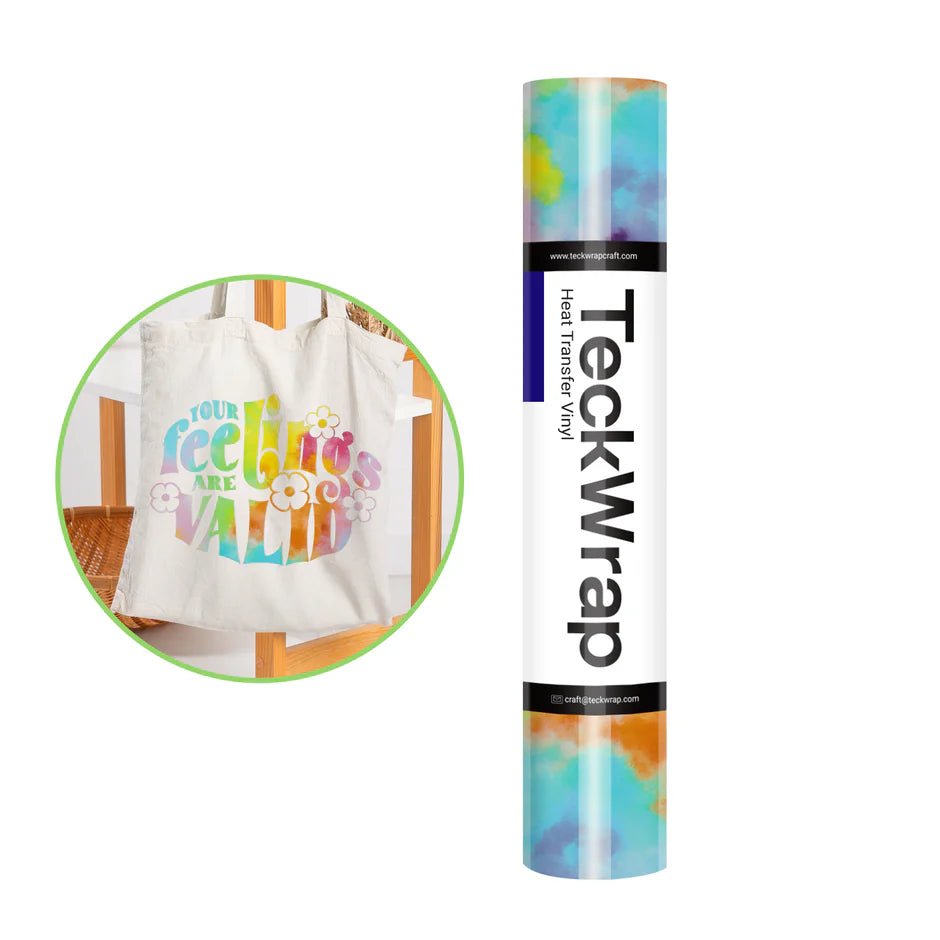 TeckWrap Colorful Splash Heat Transfer Vinyl – Berry/ 25.4 cm × 5 ftIT CareHeat Transfer Vinyl