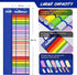 TeckWrap Craft Vinyl Roll Storage with 24 Compartments - BlueIT CareVinyl Roll Storage
