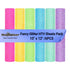 TeckWrap Fancy Glitter Heat Transfer Vinyl Sheets – Pack of 6/ 25.4 cm x 30.5 cmIT CareHeat Transfer Vinyl