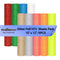 TeckWrap Glitter Puff Heat Transfer Vinyl Sheets Pack of 9 25.4cm x 30.5cm | IT Care Kuwait