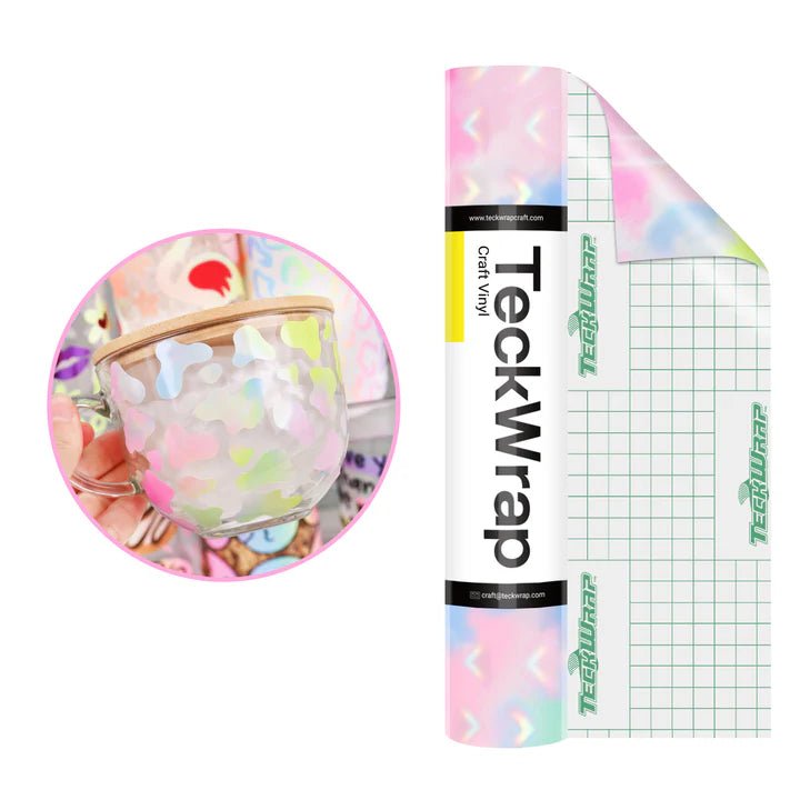 TeckWrap Glossy Candy Color Craft Vinyl - Holo Cloud/ 30.5 cm x 5ftIT CareAdhesive Sticker Vinyl