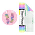 TeckWrap Glossy Candy Color Craft Vinyl - Rainbow Stripes/ 30.5 cm x 5ftIT CareAdhesive Sticker Vinyl