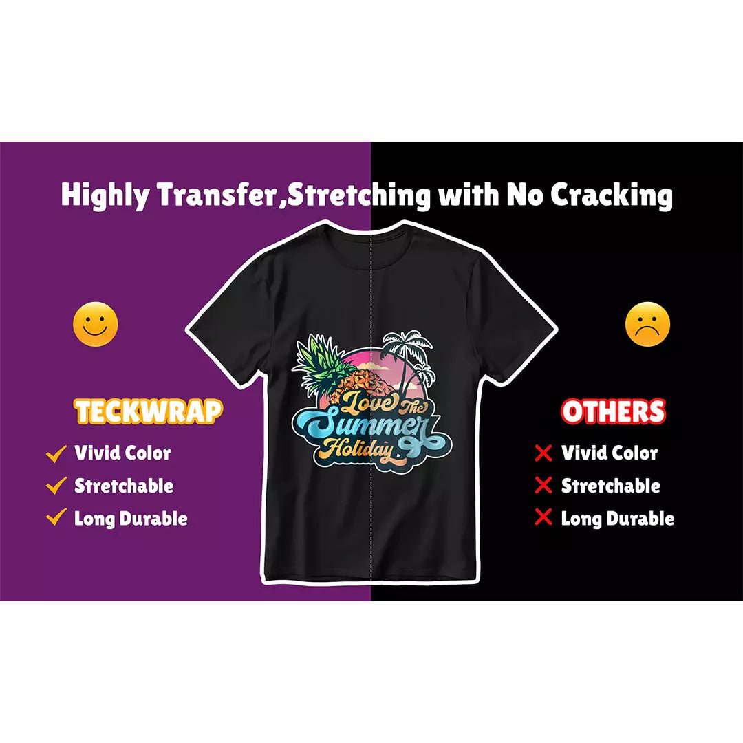 TeckWrap Glow - in - the - Dark Inkjet Heat Transfer Paper – A4/ Pack of 8 SheetsIT CareA4 Transfer Paper