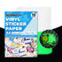 TeckWrap Glow - in - the - Dark Shrink Sheets – A4/ Non - Printable/ Pack of 10IT CareA4 Vinyl Sticker Paper