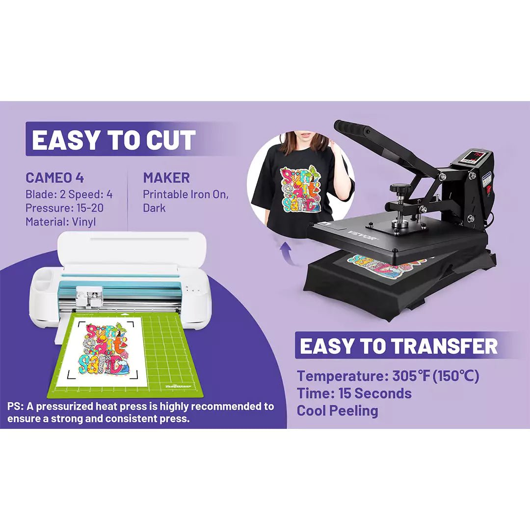TeckWrap Matte White Inkjet Heat Transfer Sheets – A4/ 15 SheetsIT CareA4 Vinyl Sticker Paper