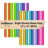 TeckWrap Mirror Chrome Adhesive Vinyl Sheets – Bright Chrome/ 30.5cm x 30.5cm/ 8 SheetsIT CareAdhesive Sticker Vinyl