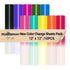TeckWrap NEW Cold Color Changing Vinyl Sheets - 10 PCS/ 30.5 cm × 30.5 cmIT CareHeat Transfer Vinyl