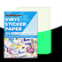 TeckWrap Printable Sticker Vinyl Sheets – Glow in the Dark/ A4/ 8 SheetsIT CareA4 Printable Shrink Sheets