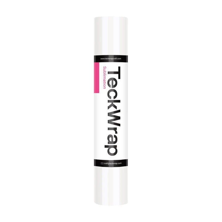 TeckWrap Sublimation HTV Heat Transfer Vinyl Roll - Matte White/ 30.5cm x 3mIT CareHeat Transfer Vinyl