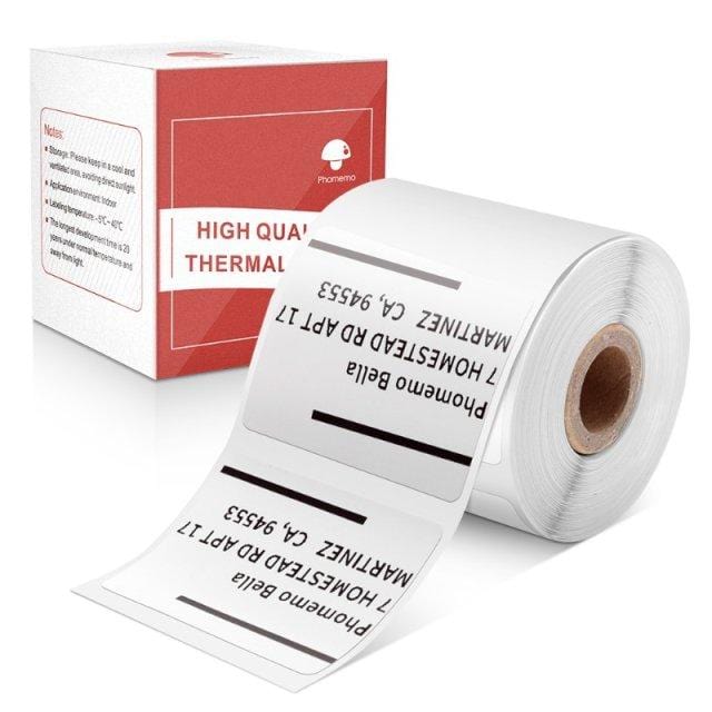 Phomemo Printer Labels 50 X 30mm Square White
