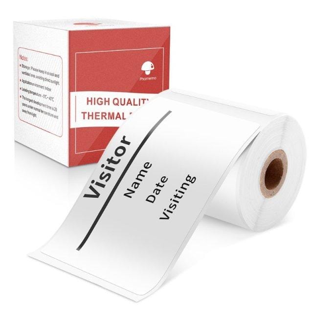 Phomemo Printer Labels 50 X 80mm Square White