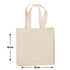 Plain Cotton Canvas Bag with Velcro Closure – 23cm x 23cm x 12cm/ Printing not Included