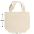 Plain Cotton Canvas Bag with Velcro Closure – 35cm x 25cm x 10cm/ Printing not Included