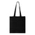 Plain Cotton Horizontal Tote Bag – 42 cm x 37cm/ Black/ Printing not Included