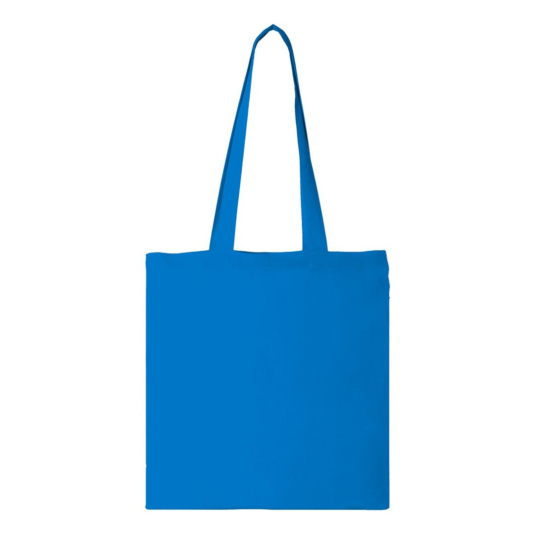 Plain Cotton Horizontal Tote Bag – 42 cm x 37cm/ Blue/ Printing not Included