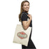 Plain Cotton Horizontal Tote Bag – 42 cm x 37cm/ Beige/ Printing not Included