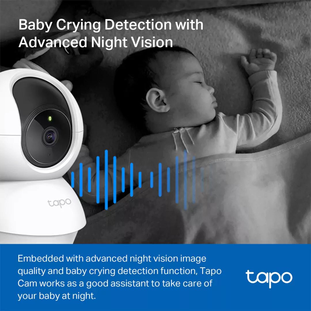 TP - Link TAPO C200C Pan/Tilt Home Security Wi - Fi Camera - 1080P FHDIT CareSecurity Camera