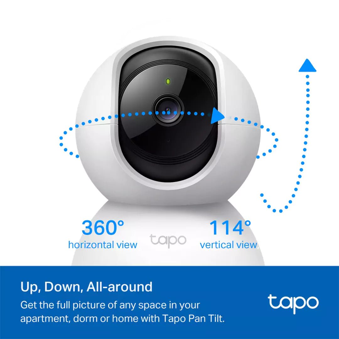 TP - Link TAPO C200C Pan/Tilt Home Security Wi - Fi Camera - 1080P FHDIT CareSecurity Camera