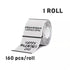 Transparent Thermal Labels – 40mm x 40mm Square Printable StickersIT CarePrinter Label