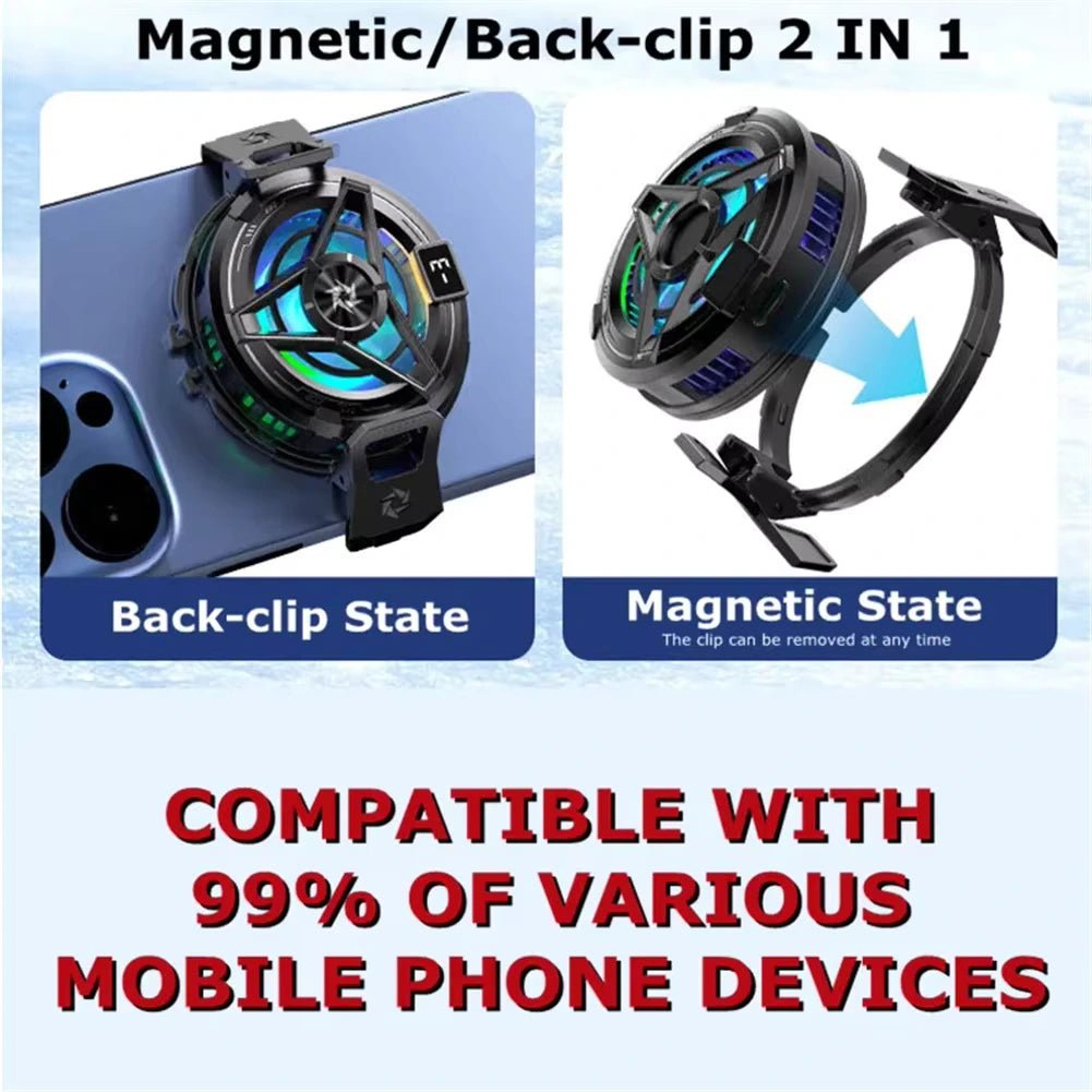 TurboCool 20W Magnetic Phone Cooler - BlackIT CareMobile Cooling Fan
