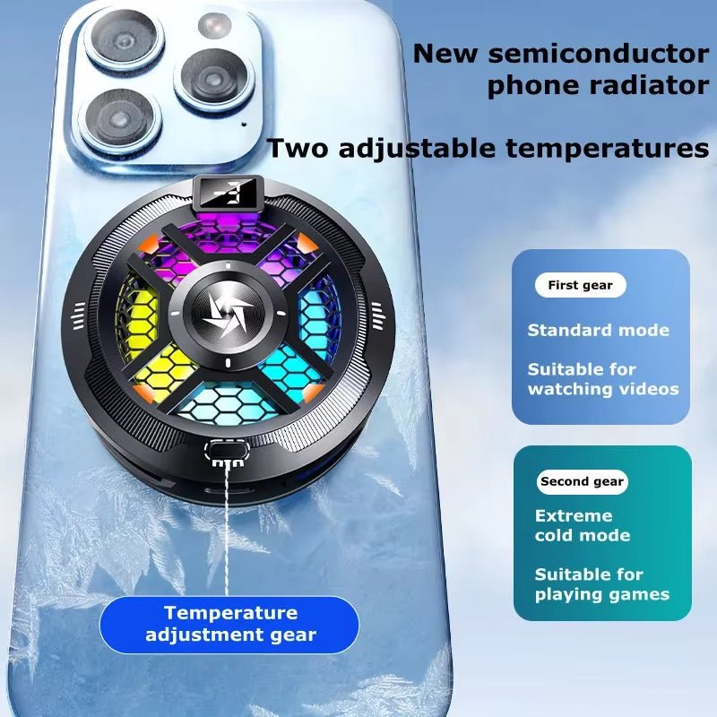TurboCool SL - 18 Mobile Magnetic Semiconductor Cooling Fan - BlackIT CareMobile Cooling Fan
