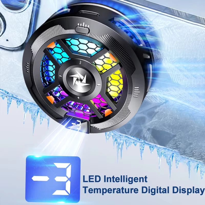 TurboCool SL - 18 Mobile Magnetic Semiconductor Cooling Fan - BlackIT CareMobile Cooling Fan