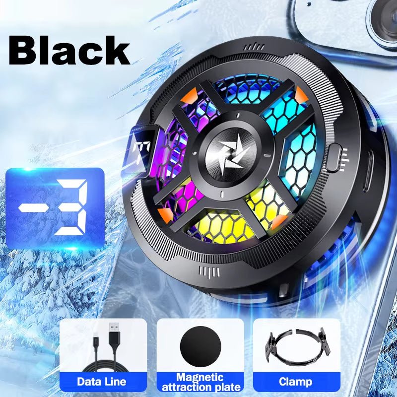 TurboCool SL - 18 Mobile Magnetic Semiconductor Cooling Fan - BlackIT CareMobile Cooling Fan
