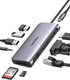 UGREEN CM498 10-in-1 USB-C Hub with 4K HDMI, VGA, 3 USB 3.0, Ethernet, Card Reader, Audio, and 100W PD