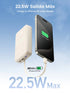 UGREEN 20000mAh 22.5W Two-Way Fast Charging Power Bank with Built-In USB-C Cable - White