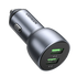 UGREEN CD213 36W QC3.0 Dual USB Car Charger with USB-C Cable - Space Grey
