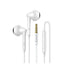 UGREEN EP101 3.5mm Wired Earphones with Microphone - White