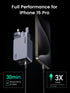 UGREEN Nexode Pro 100W 3-Port GaN Fast Charger Set with USB-C to USB-C Cable UK Plug - Black