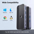 UGREEN CM662 USB 3.0 2-in-4 USB Sharing Switch with 2 USB-A Cables - Black