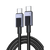 UGREEN Uno USB-C to USB-C 100W PD Fast Charging Cable 1m - Space Gray