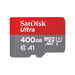 بطاقة الذاكرة SanDisk Ultra microSDXC UHS-I – سعة 400 جيجابايت/ 120 ميجابايت/الثانية/ بطاقة الذاكرة – SDSQUA4-400G-GN6MN