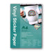 Print Care Holographic PET Vinyl Sticker Paper – Regular/ A4/ 20 Sheets