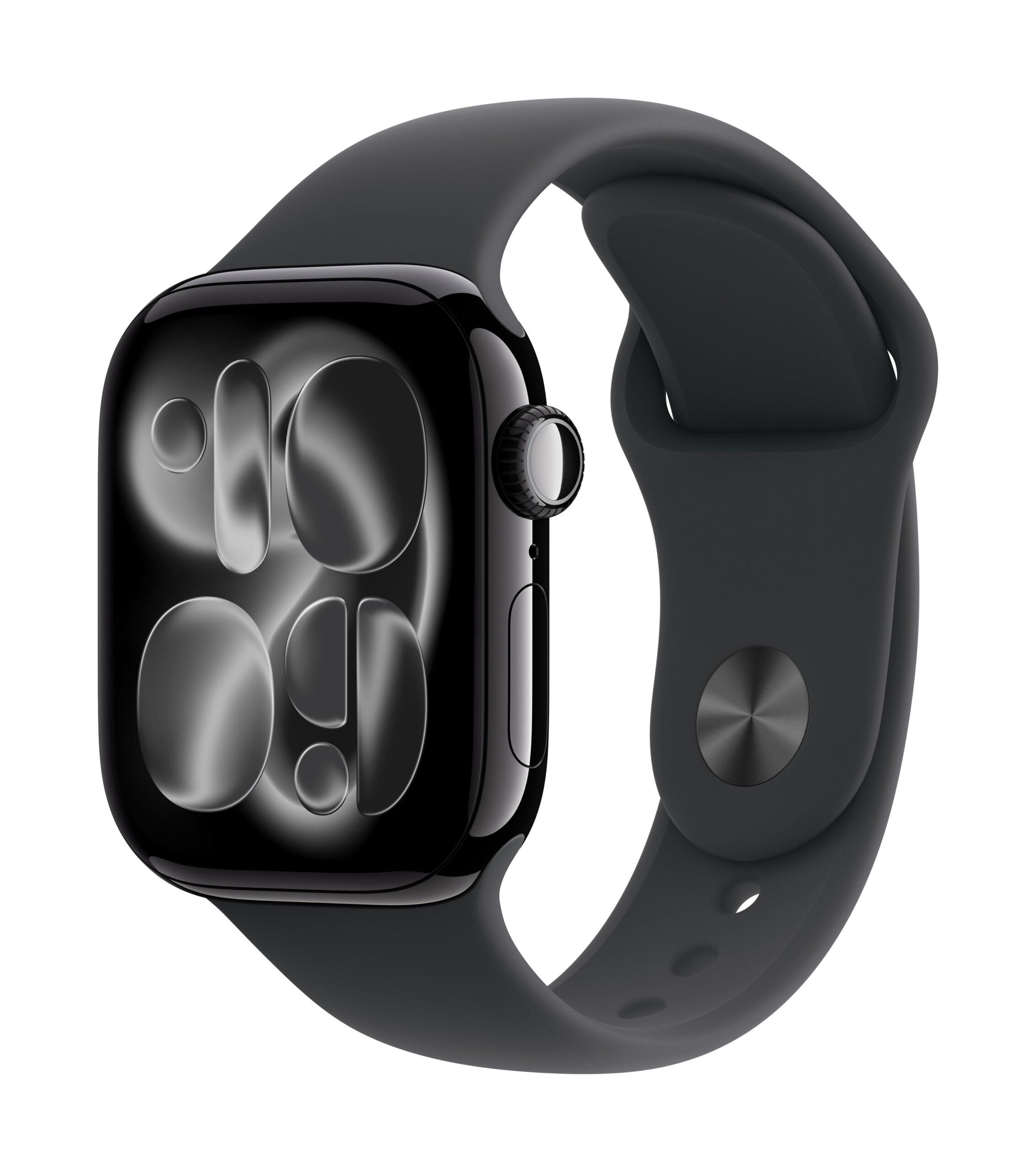 Apple Watch Series 11 - LTPO OLED / 64GB / 46mm / Bluetooth / Wi-Fi / Small/Medium / Jet Black Aluminum Case With Black Sport Band