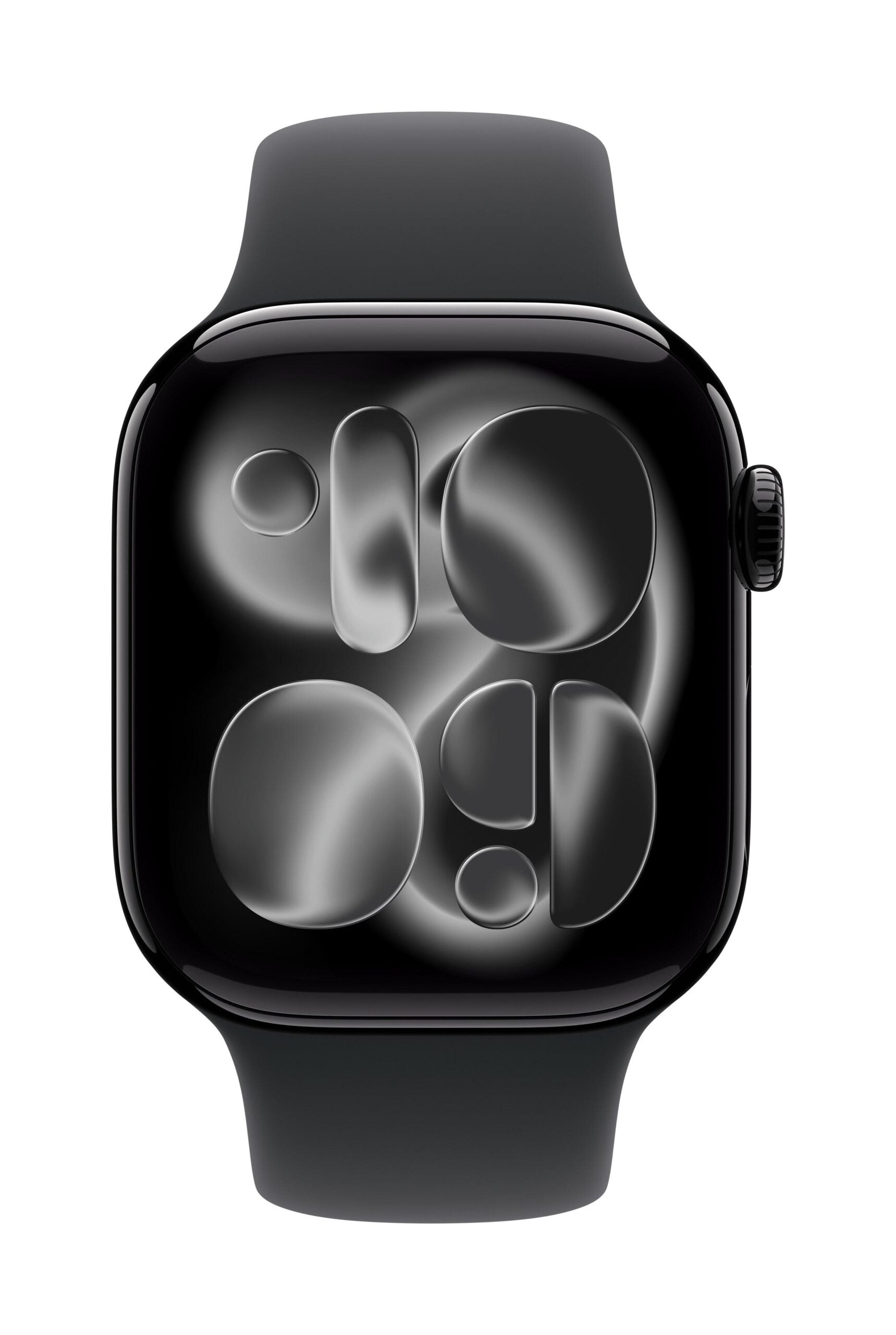 Apple Watch Series 11 - LTPO OLED / 64GB / 46mm / Bluetooth / Wi-Fi / Small/Medium / Jet Black Aluminum Case With Black Sport Band