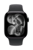 Apple Watch Series 11 - LTPO OLED / 64GB / 46mm / Bluetooth / Wi-Fi / Small/Medium / Jet Black Aluminum Case With Black Sport Band