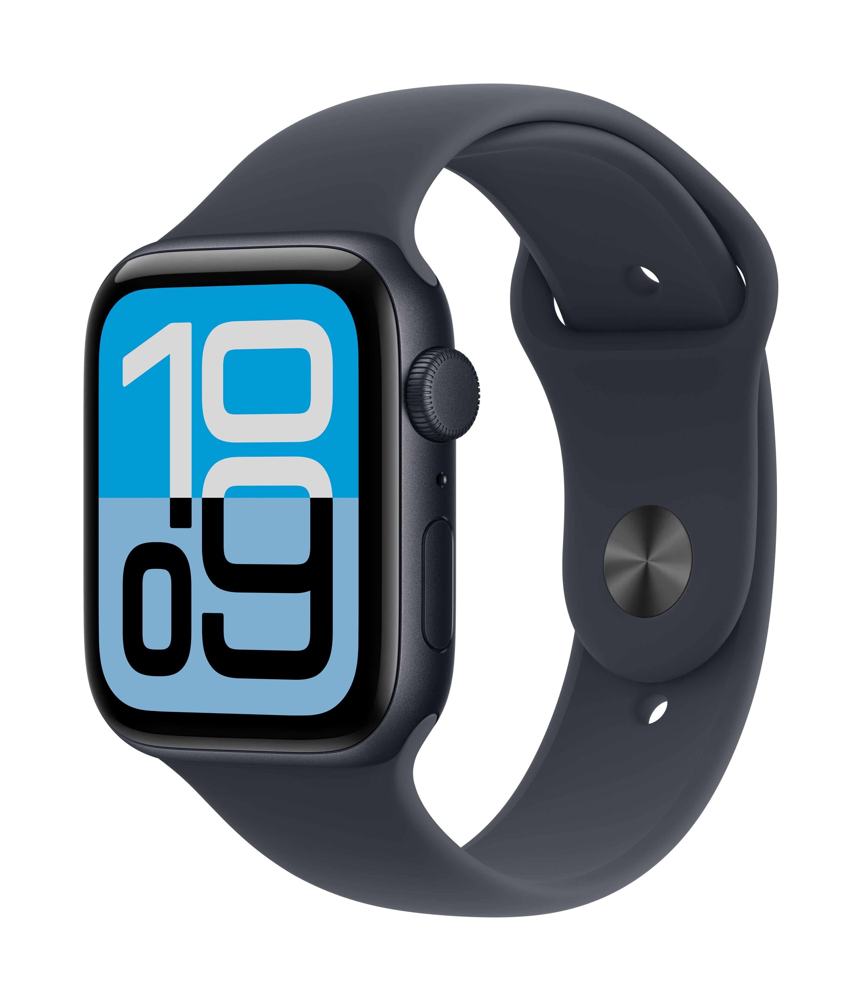 Apple Watch Series SE 3 - OLED / 64GB / 44mm / Bluetooth / Wi-Fi / Small/Medium / Midnight Aluminium Case With Midnight Sports Band