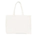 حقيبة حمل قطنية عادية أفقية - 13.5 بوصة × 18 بوصة / بيضاء / الطباعة غير متضمنة