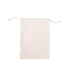 كيس قطن سادة أبيض – 17 × 13 سم / 1 دزينة / الطباعة غير متضمنة 