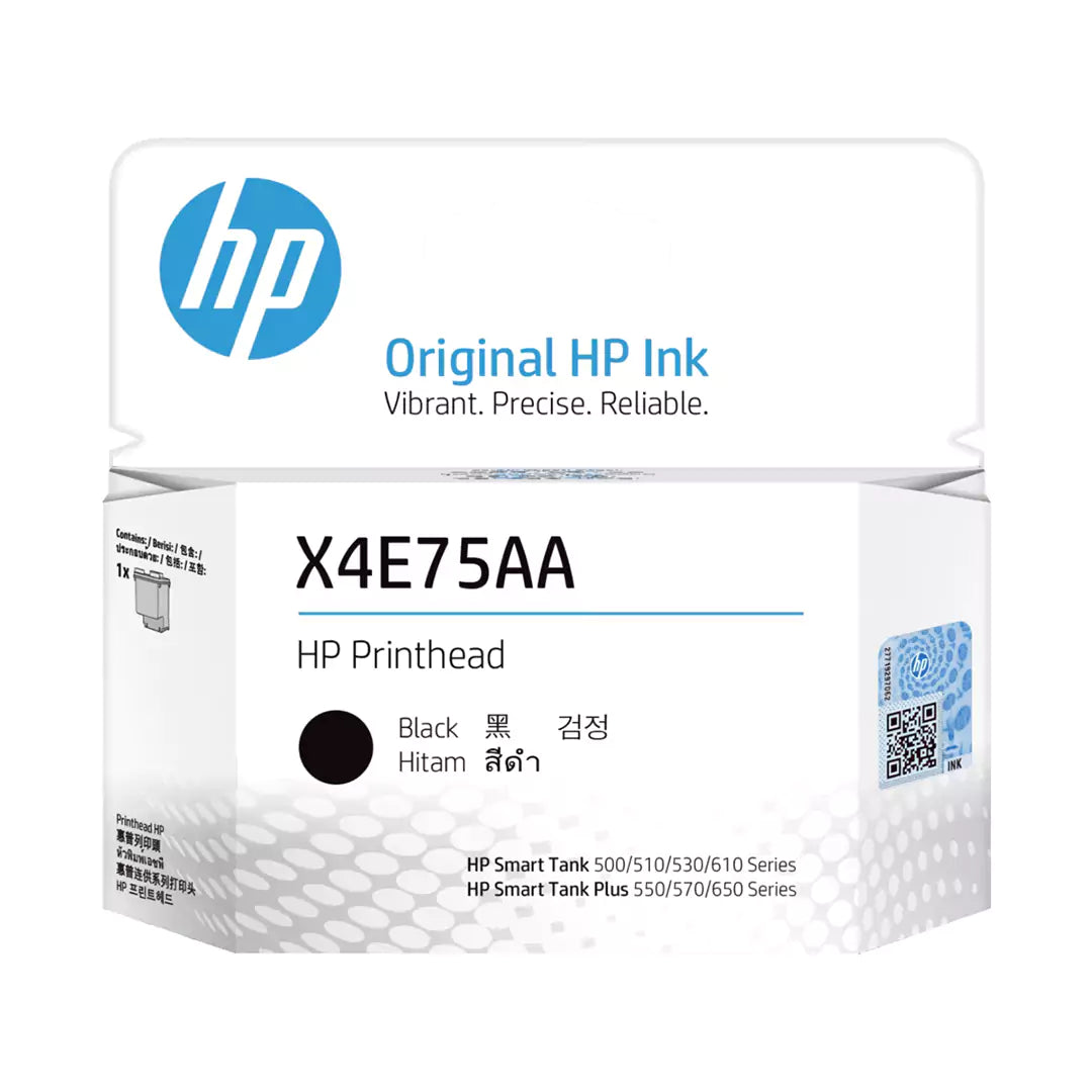 HP X4E75A Black Inktank Printhead