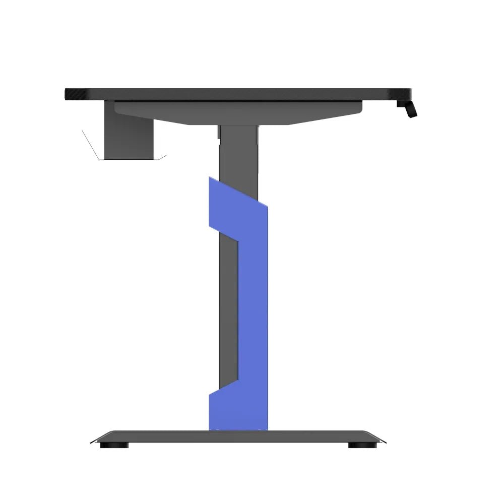 XD2S RGB Height Adjustable Gaming Desk 140x70cm – Electric Sit Stand Desk Black/BlueIT CareGaming Desk