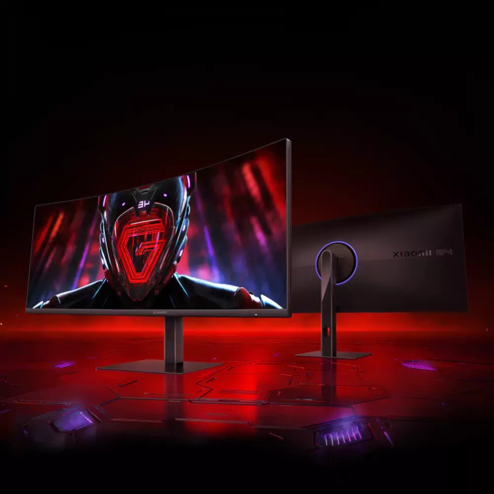 Xiaomi Curved Gaming Monitor G34WQi - 34" WQHD / 180Hz / 1ms / HDMI 2.0 / Display Port - BlackIT CareMonitor