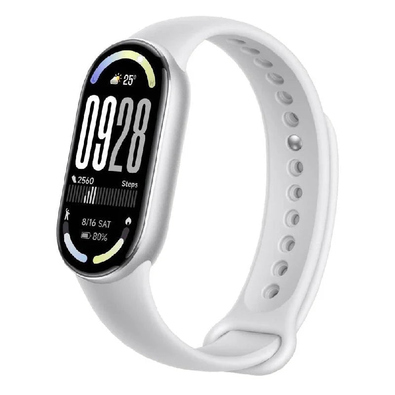Xiaomi Smart Band 10 1.72 Inch AMOLED Bluetooth Glacier Silver | IT Care Kuwait