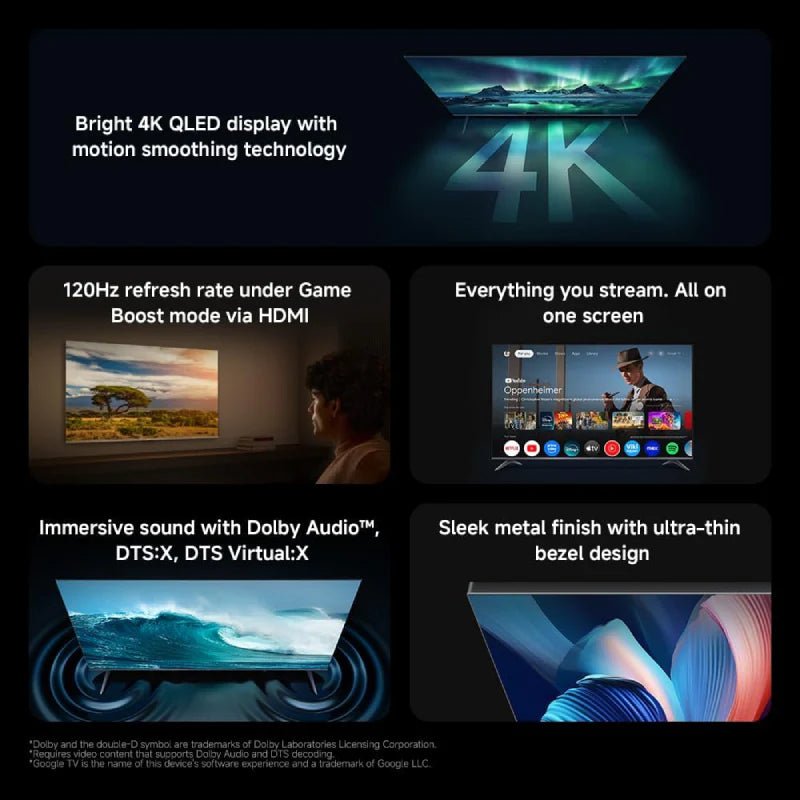 Xiaomi TV A Pro 75 2026 - 75 - inch QLED Smart TVIT CareSmart TV