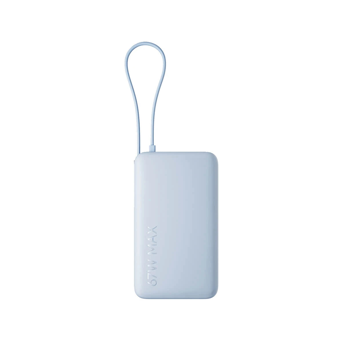 Xiaomi 67W Power Bank 10000 Integrated Cable - Blue Digital display