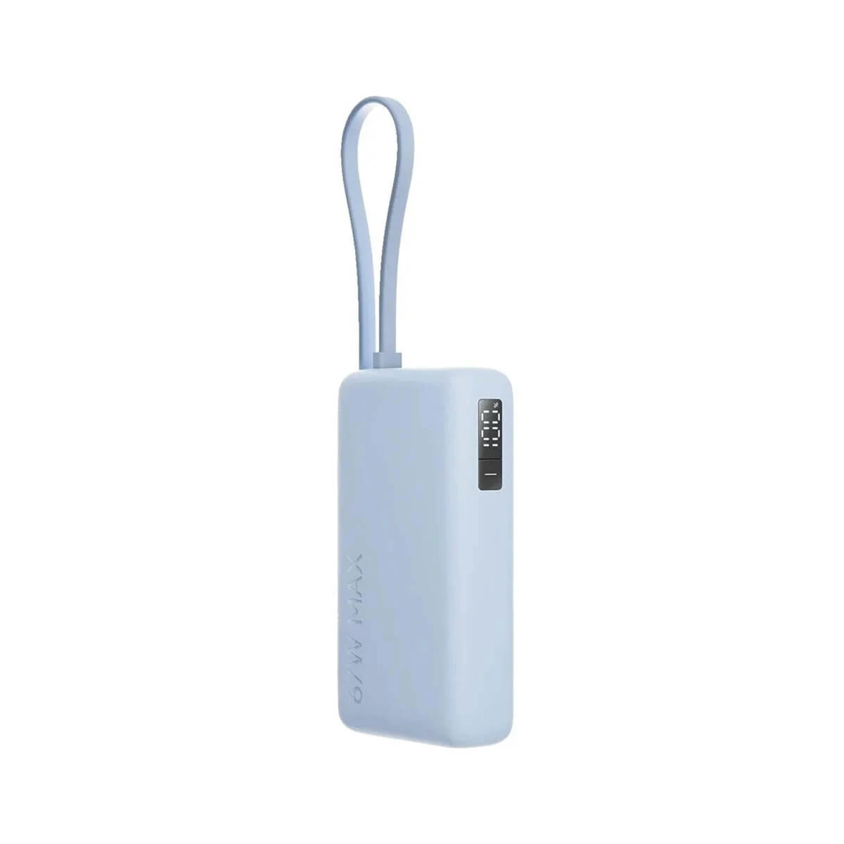 Xiaomi 67W Power Bank 10000 Integrated Cable - Blue Digital display